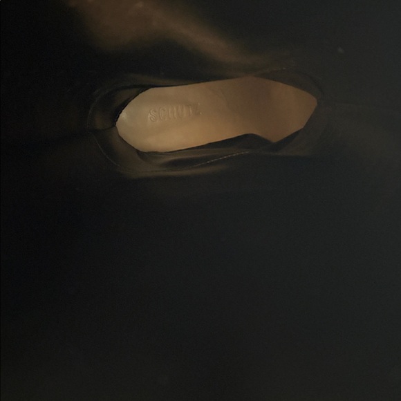 Schutz Maryana Block Crocodile Embossed Leather Tall Boot - Picture 7 of 7